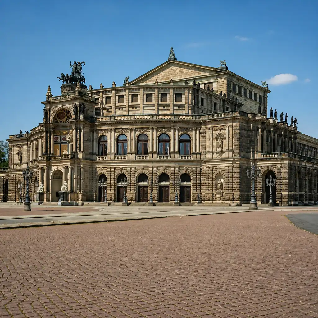 Semperoper & Dresden Old Town: German Guided Tour