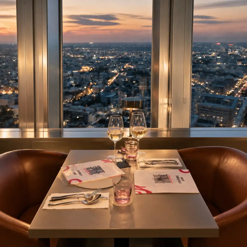 Berlin TV Tower: Admission + Four Course My Home - Tim Raue Menu + Drinks