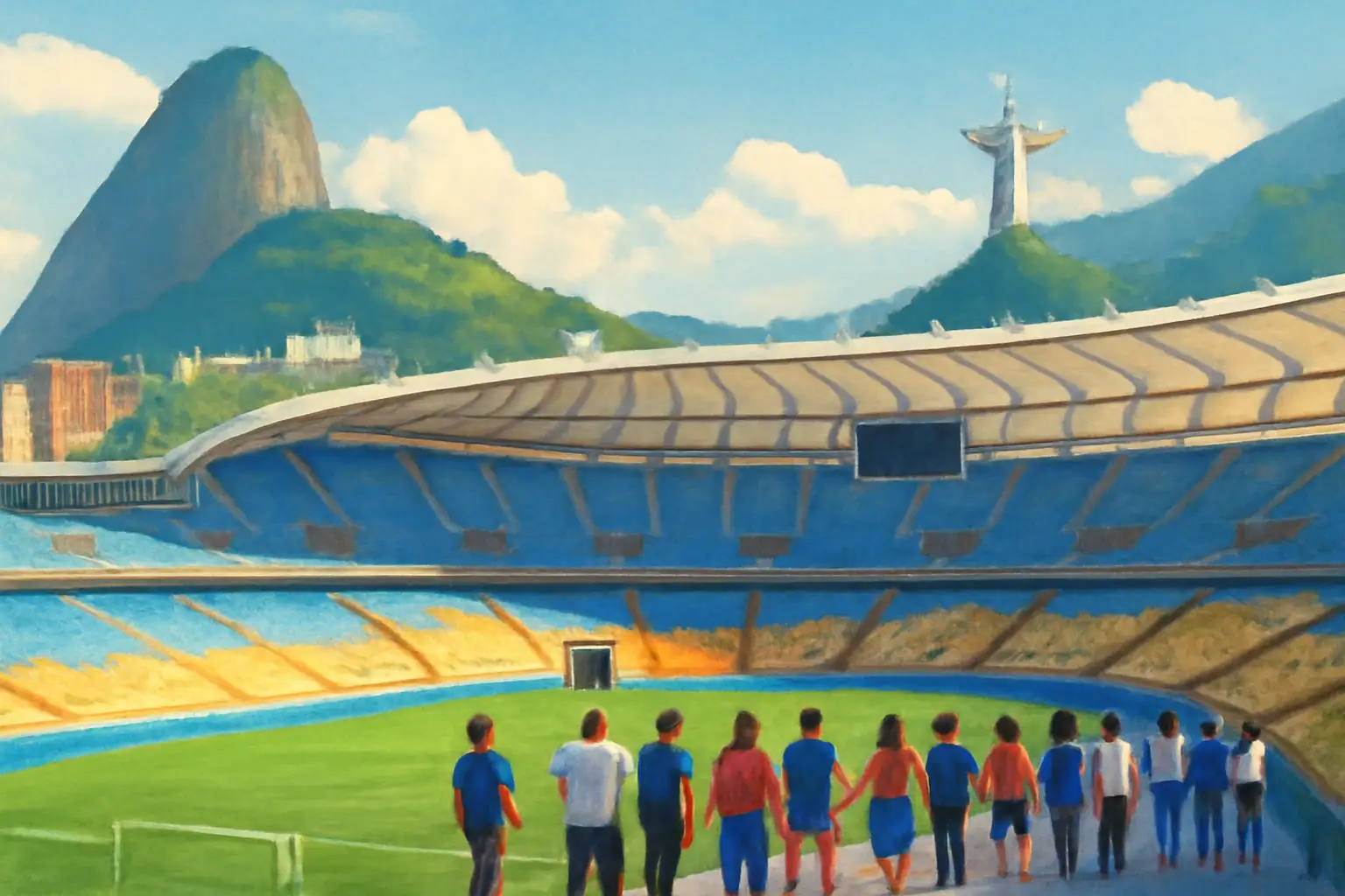 Rondleiding door Maracanã Stadium in Rio de Janeiro