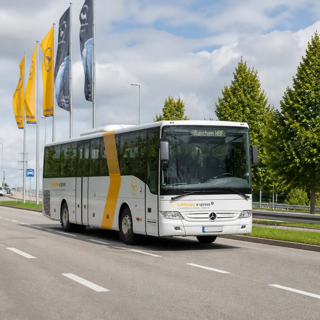 Munich: Lufthansa Express Bus From Munich Airport to City Center