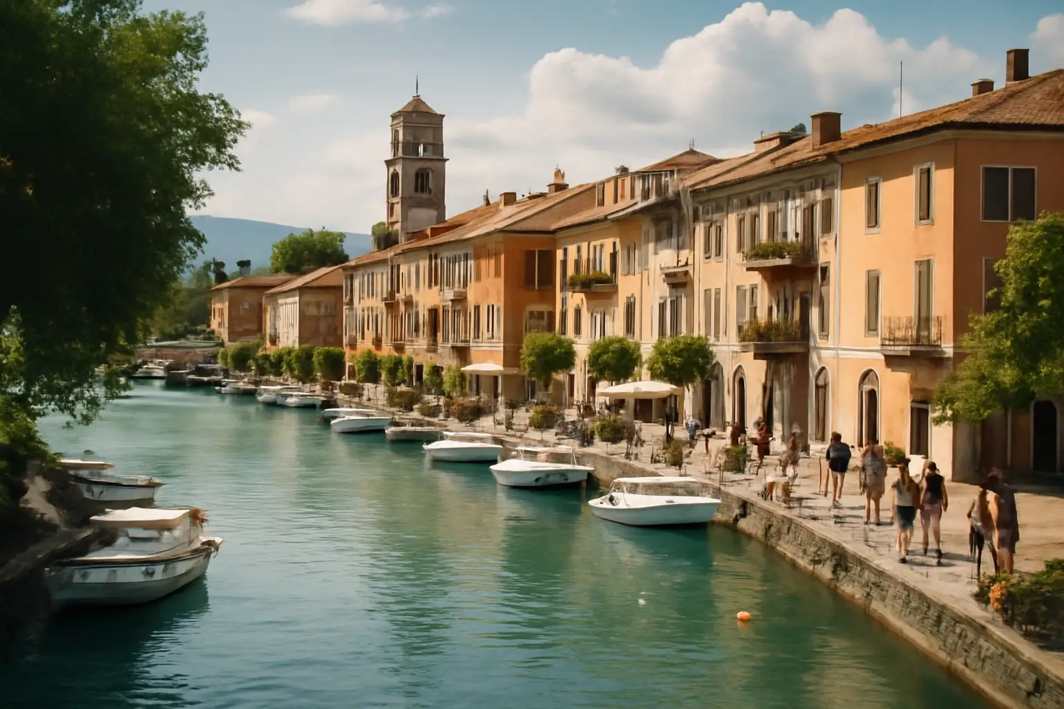 Peschiera del Garda aan het Gardameer met verblijven en vakantiegevoel